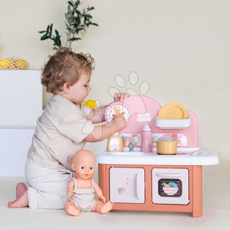 Puppenhäuser - Küchenherd für Puppen Baby Nurse Kitchen Smoby - 6