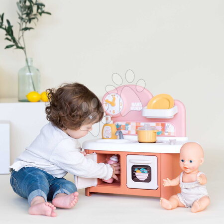 Puppenhäuser - Küchenherd für Puppen Baby Nurse Kitchen Smoby - 8