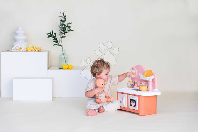 Puppenhäuser - Küchenherd für Puppen Baby Nurse Kitchen Smoby - 11