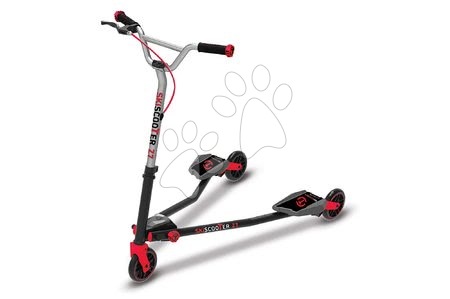 Trotinete - Trotinetă SkiScooter schiatul pe şosea smarTrike Z7 Red roşu-negru de la 7 ani
