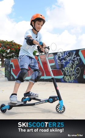 Koloběžky pro mládež - Koloběžka SkiScooter lyžování na silnici smarTrike - 2