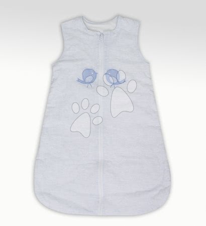 Dojčenské oblečenie - Spací vak pre bábätká Classic toTs-smarTrike vtáčiky 100% jersey bavlna modrý od 0 mesiacov