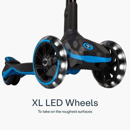 Háromkerekű rollerek - Háromkerekű roller kihúzható lábtartóval Xtend Blue Scooter smarTrike - 9