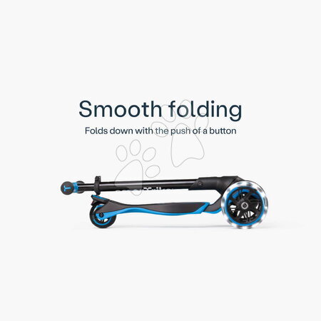 Háromkerekű rollerek - Háromkerekű roller kihúzható lábtartóval Xtend Blue Scooter smarTrike - 11