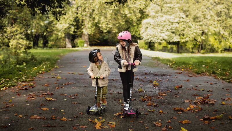Háromkerekű rollerek - Háromkerekű roller kihúzható lábtartóval Xtend Pink Scooter smarTrike - 15