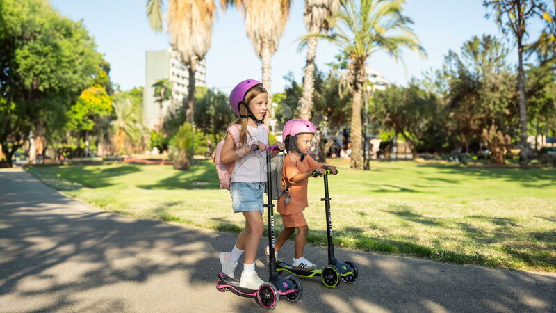 Háromkerekű rollerek - Háromkerekű roller kihúzható lábtartóval Xtend Pink Scooter smarTrike - 16