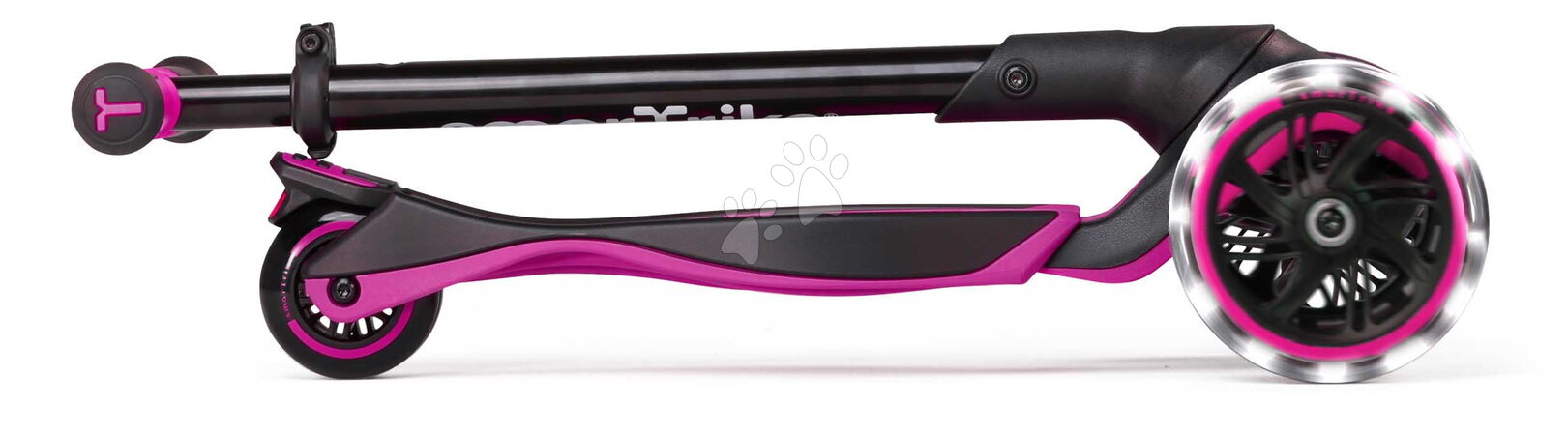 Háromkerekű rollerek - Háromkerekű roller kihúzható lábtartóval Xtend Pink Scooter smarTrike - 6