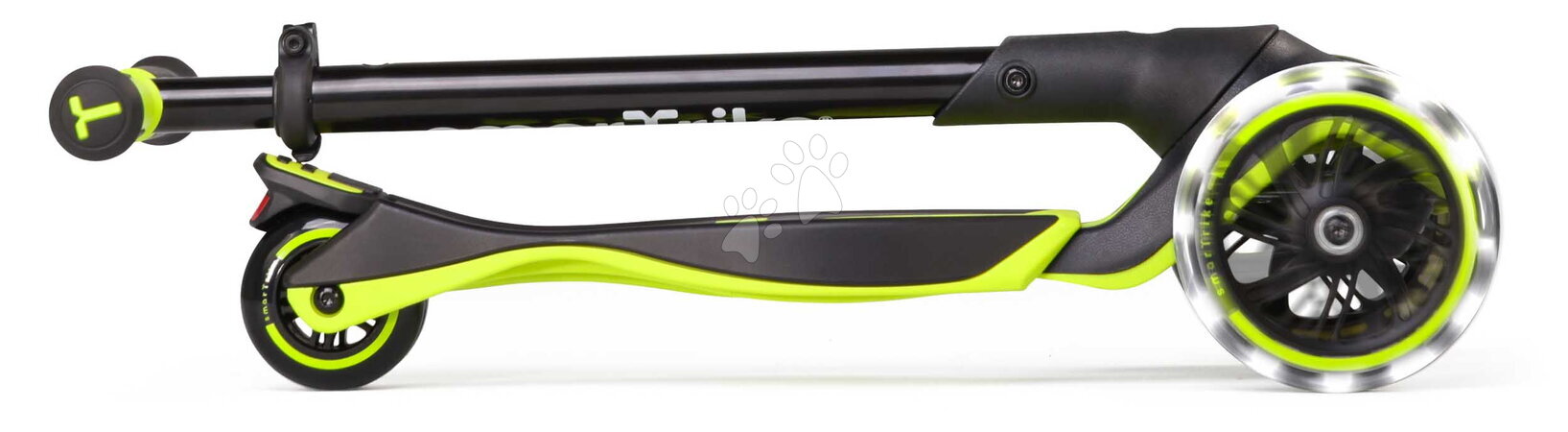 Háromkerekű rollerek - Háromkerekű roller kihúzható lábtartóval Xtend Lime Scooter smarTrike - 6