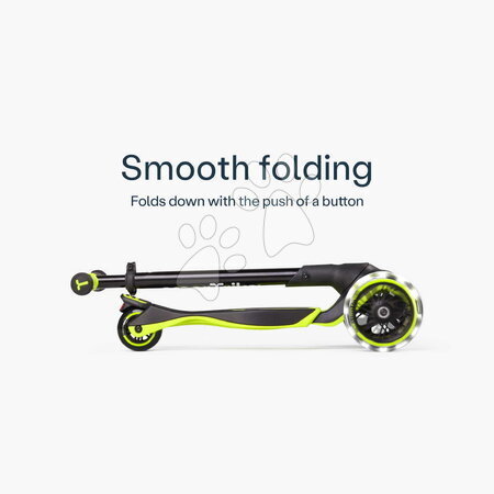 Háromkerekű rollerek - Háromkerekű roller kihúzható lábtartóval Xtend Lime Scooter smarTrike - 12
