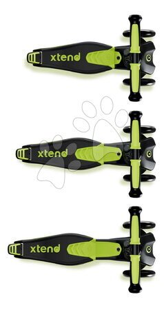 Háromkerekű rollerek - Háromkerekű roller kihúzható lábtartóval Xtend Lime Scooter smarTrike - 7