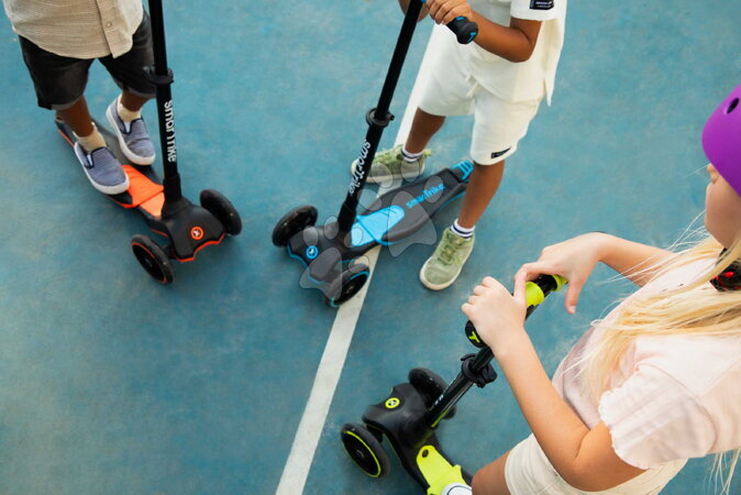 Háromkerekű rollerek - Háromkerekű roller kihúzható lábtartóval Xtend Orange Scooter smarTrike - 15