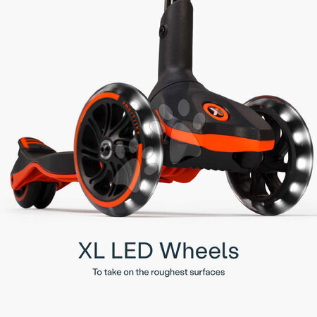 Háromkerekű rollerek - Háromkerekű roller kihúzható lábtartóval Xtend Orange Scooter smarTrike - 10