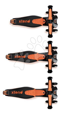 Háromkerekű rollerek - Háromkerekű roller kihúzható lábtartóval Xtend Orange Scooter smarTrike - 7