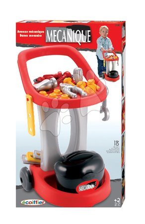 Pracovní dětská dílna - Pracovní vozík Mecanique Écoiffier - 1