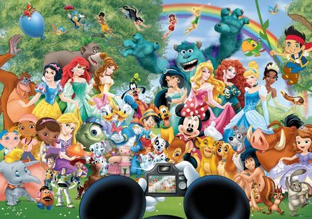 Puzzle 3000 dílků - Puzzle Disney Rodina, Úžasný svět Disney 2 Educa - 1