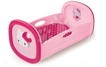 Łóżeczka i kołyski dla lalek - Kołyska dla lalki do 42 cm Hello Kitty Smoby - 4