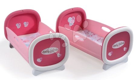 Postýlky a kolébky pro panenky - Kolébka pro dvě panenky do 42 cm Baby Nurse Smoby - 6
