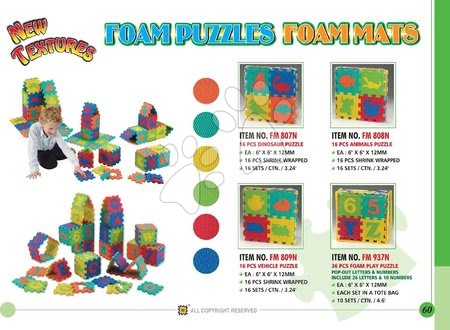 Dlouhé zimní večery - Pěnové puzzle Animals – Zvířátka Lee_1