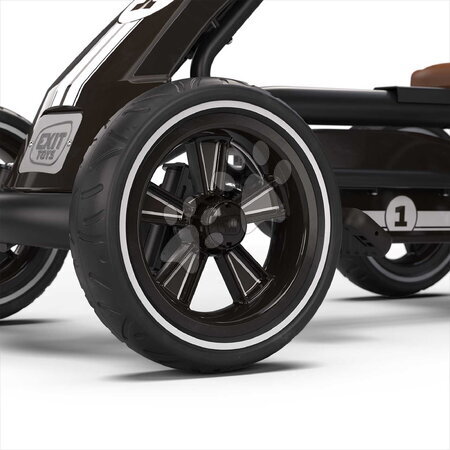 Go Kart - Motokára na šliapanie Go Kart Foxy Espresso Black Exit Toys - 5