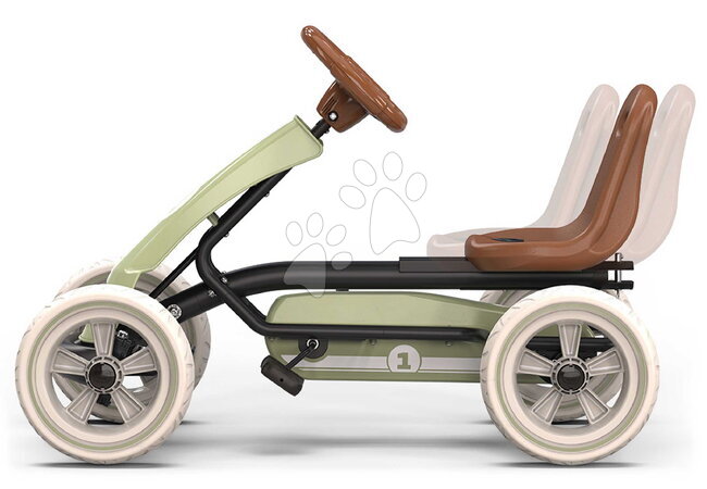 Dětská vozidla - Motokára na šlapání Go Kart Foxy Retro Green Exit Toys_1