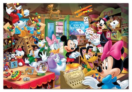 1000 darabos puzzle - Puzzle Disney Family Mickey's Toy Shop Educa - 1