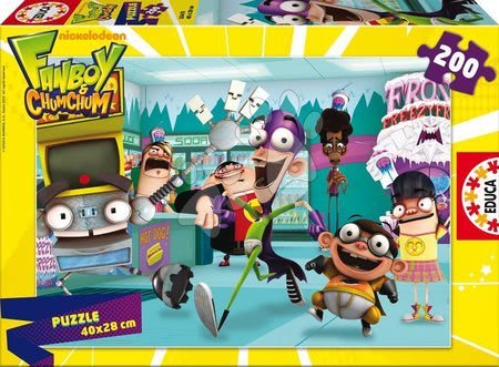 Dětské puzzle od 100–300 dílků - Puzzle Fanboy & Chum Chum Educa