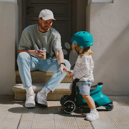 Odrážadlá od 12 mesiacov - Odrážadlo a kolobežka 2v1 trojkolesová s LED kolesami Xtend Scooter Ride-on Orange smarTrike - 19