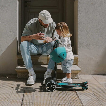 Odrážadlá od 12 mesiacov - Odrážadlo a kolobežka 2v1 trojkolesová s LED kolesami Xtend Scooter Ride-on Orange smarTrike - 20