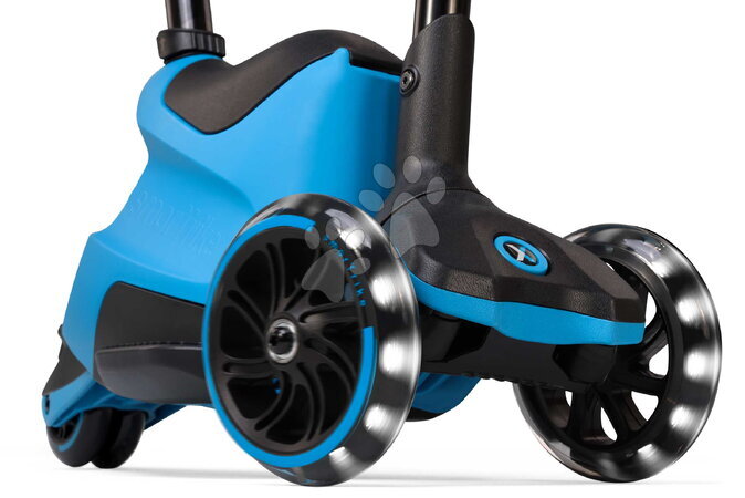 Odrážadlá od 12 mesiacov - Odrážadlo a kolobežka 2v1 trojkolesová s LED kolesami Xtend Scooter Ride-on Blue smarTrike - 7