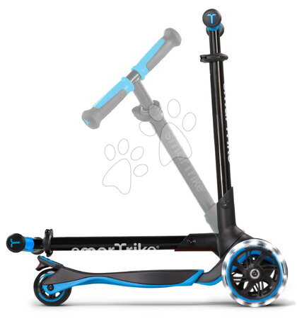 Odrážadlá od 12 mesiacov - Odrážadlo a kolobežka 2v1 trojkolesová s LED kolesami Xtend Scooter Ride-on Blue smarTrike - 10