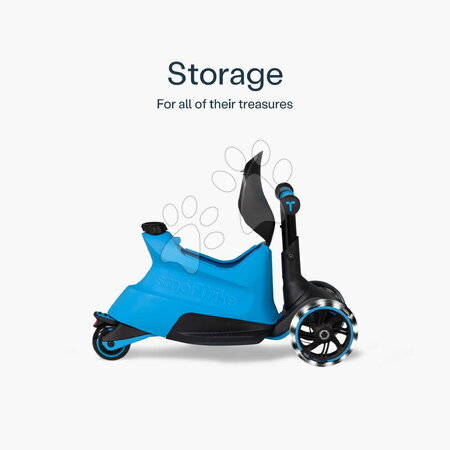 Odrážadlá od 12 mesiacov - Odrážadlo a kolobežka 2v1 trojkolesová s LED kolesami Xtend Scooter Ride-on Blue smarTrike - 13