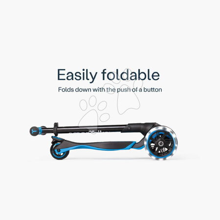 Odrážadlá od 12 mesiacov - Odrážadlo a kolobežka 2v1 trojkolesová s LED kolesami Xtend Scooter Ride-on Blue smarTrike - 16