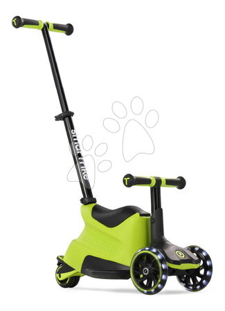 Превозни средства за деца - Скутер и тротинетка 2в1 с 3 колела Xtend Scooter Ride-on Lime смарТрайк с LED колела
