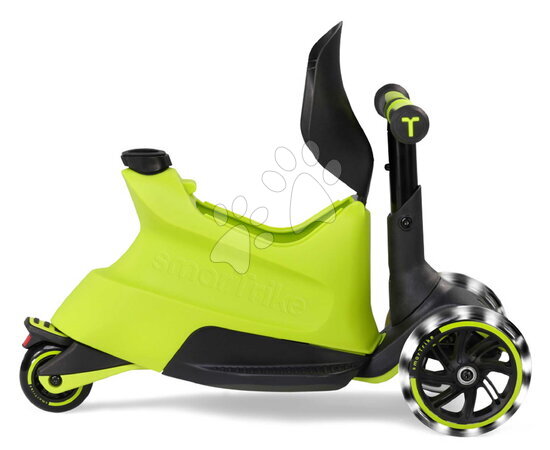 Odrážadlá od 12 mesiacov - Odrážadlo a kolobežka 2v1 trojkolesová s LED kolesami Xtend Scooter Ride-on Lime smarTrike - 5