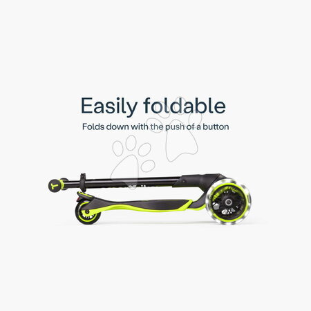 Odrážadlá od 12 mesiacov - Odrážadlo a kolobežka 2v1 trojkolesová s LED kolesami Xtend Scooter Ride-on Lime smarTrike - 15