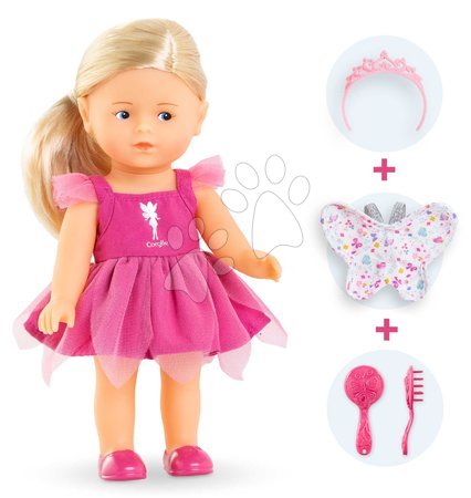 Muñecas para niñas a partir de 3 años - Set Mini Muñeca Hada Rosy Corolline Corolle_1