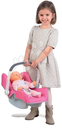 Wózki od 18 miesięcy - Zestaw wózek dla dwóch lalek 2w1 retro Maxi Cosi & Quinny Smoby - 6