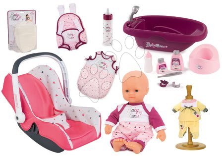 Kinderwagen für Puppen Sets - Autositz-Set Trio Pastell Maxi Cosi&Quinny Smoby  - 30