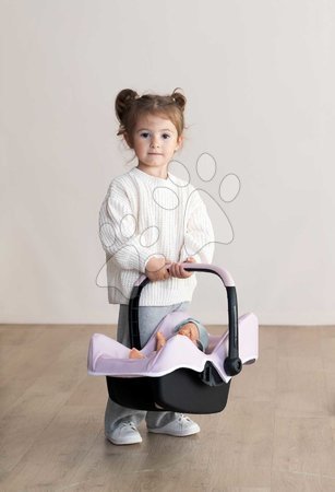 Puppenwagen ab 18 Monaten - Puppenautositz mit Sicherheitsgurt Seat Pink Maxi-Cosi & Quinny Smoby - 3
