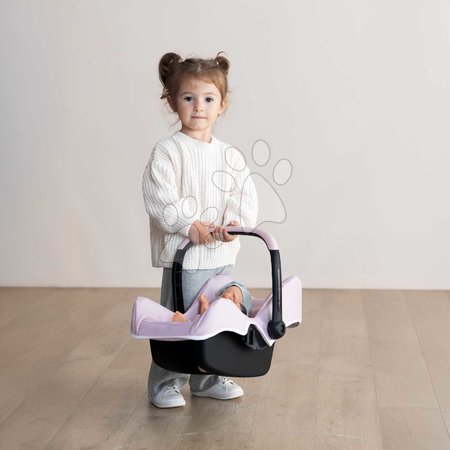 Puppenwagen ab 18 Monaten - Puppenautositz mit Sicherheitsgurt Seat Pink Maxi-Cosi & Quinny Smoby - 6