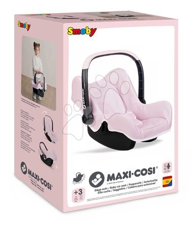 Puppenwagen ab 18 Monaten - Puppenautositz mit Sicherheitsgurt Seat Pink Maxi-Cosi & Quinny Smoby - 11