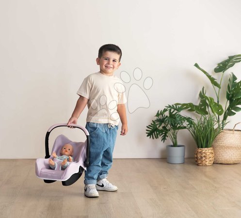 Puppenwagen ab 18 Monaten - Puppenautositz mit Sicherheitsgurt Seat Pink Maxi-Cosi & Quinny Smoby - 7