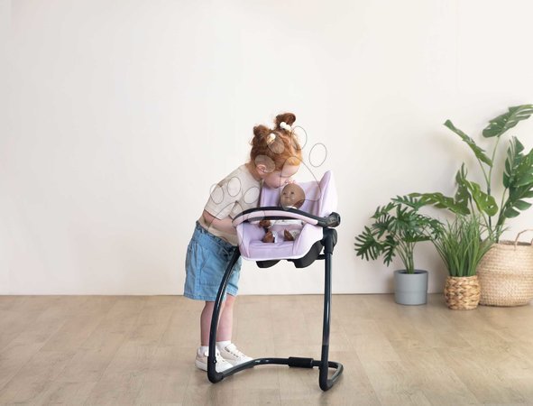 Puppenhochstühle - Hochstuhl mit Schaukel und Autositz Highchair Pink Maxi-Cosi & Quinny Smoby - 4