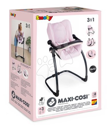 Puppenhochstühle - Hochstuhl mit Schaukel und Autositz Highchair Pink Maxi-Cosi & Quinny Smoby - 18
