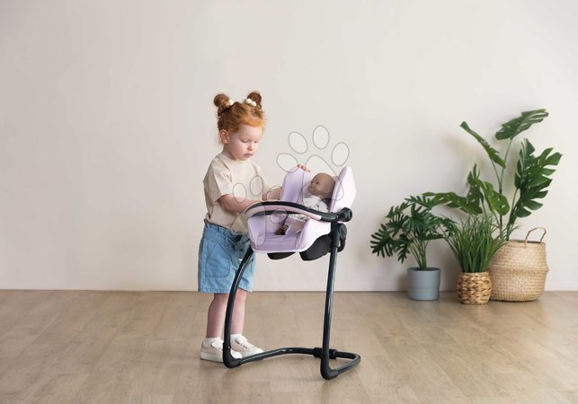Puppenhochstühle - Hochstuhl mit Schaukel und Autositz Highchair Pink Maxi-Cosi & Quinny Smoby - 9