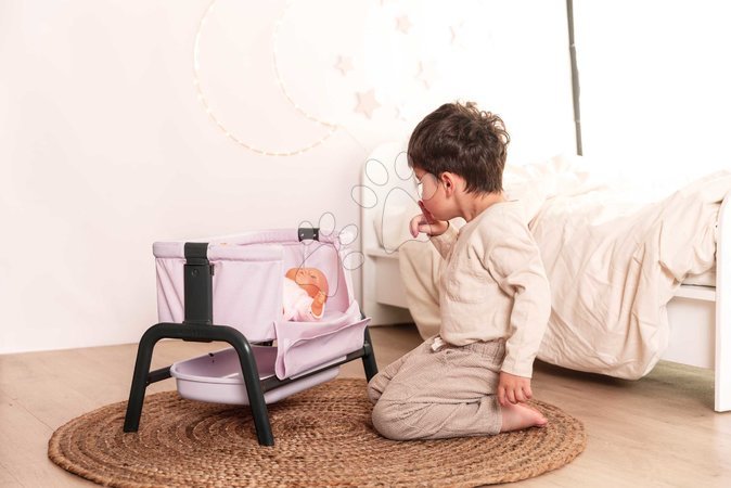 Lettini e culle per bambole - Lettino con spazio di stoccaggio Co Sleeping Bed Sandy Maxi Cosi&Quinny Smoby - 9