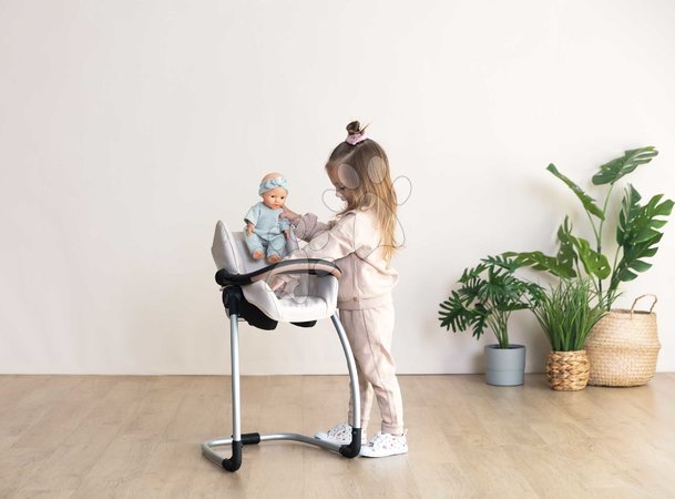 Puppenhochstühle - Hochstuhl mit Schaukel und Autositz Highchair Sandy Maxi-Cosi & Quinny Smoby - 3