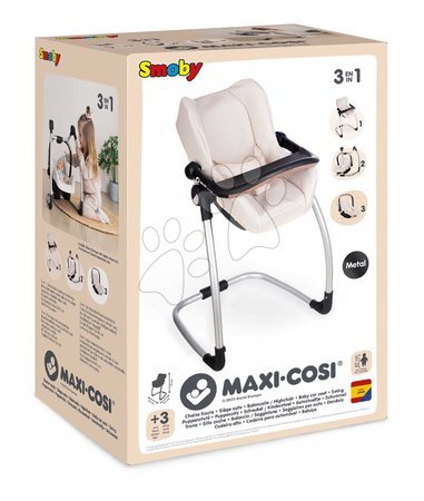 Puppenhochstühle - Hochstuhl mit Schaukel und Autositz Highchair Sandy Maxi-Cosi & Quinny Smoby - 12