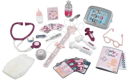 Babaházak - Orvosi vizsgáló és pelenkázó pult Violette Baby Care Center Smoby_1