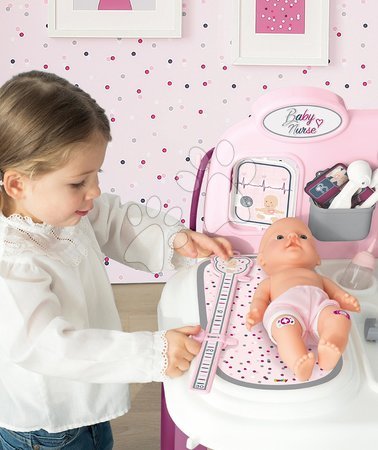 Chariots médicaux pour enfants - Table de soins et de change Violette Baby Care Center Smoby - 3